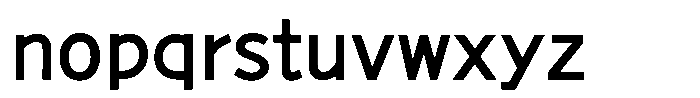 Takaline DemiBold Font LOWERCASE
