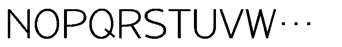 Takaline Light Font UPPERCASE