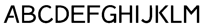 Takaline Medium Font UPPERCASE