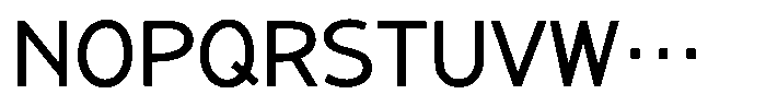 Takaline Medium Font UPPERCASE