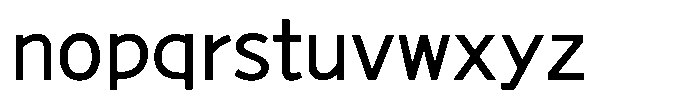 Takaline Medium Font LOWERCASE