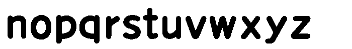 Takaline San Maru Std Bold Font LOWERCASE