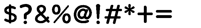 Takaline San Maru Std DemiBold Font OTHER CHARS