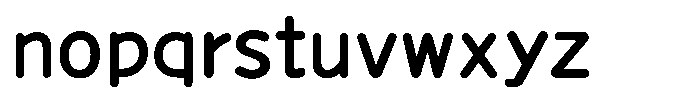 Takaline San Maru Std DemiBold Font LOWERCASE