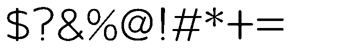 Takaline San Maru Std Light Font OTHER CHARS