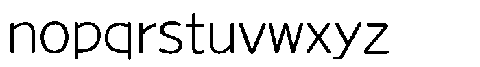 Takaline San Maru Std Light Font LOWERCASE