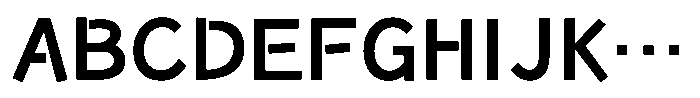 Takamain Bold Font UPPERCASE