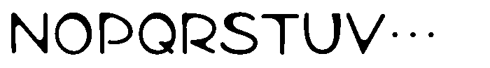 Takamodern-maru Regular Font UPPERCASE