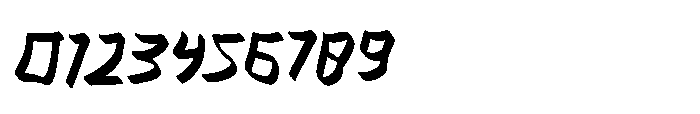 Takamori Italic Font OTHER CHARS