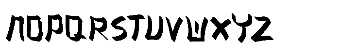 Takamori Regular Font UPPERCASE