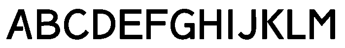Takanewline-kaku DemiBold Font UPPERCASE