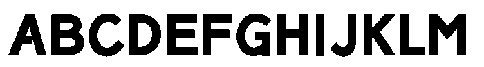 Takanewline-kaku Heavy Font UPPERCASE