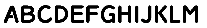 Takanewline-maru Bold Font UPPERCASE