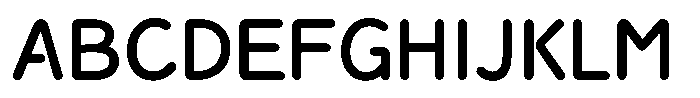 Takanewline-maru DemiBold Font UPPERCASE