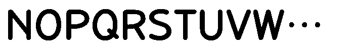 Takanewline-maru DemiBold Font UPPERCASE