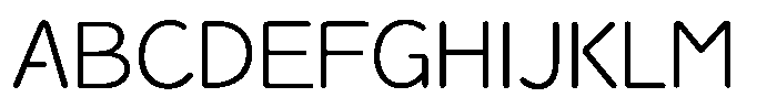 Takanewline-maru Light Font UPPERCASE