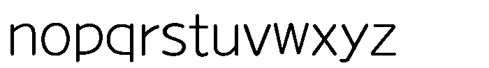 Takanewline-maru Light Font LOWERCASE
