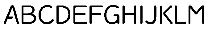 Takanewline-maru Regular Font UPPERCASE