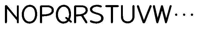 Takanewline-maru Regular Font UPPERCASE