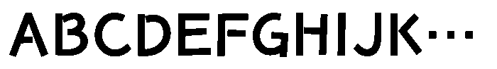 Takanewroman-kaku DemiBold Font UPPERCASE