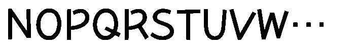 Takanewroman-kaku Medium Font UPPERCASE