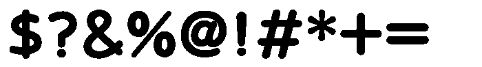 Takanewroman-maru Bold Font OTHER CHARS