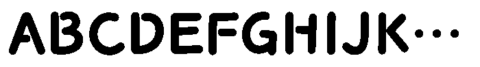 Takanewroman-maru Bold Font UPPERCASE