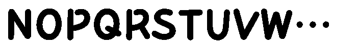 Takanewroman-maru Bold Font UPPERCASE