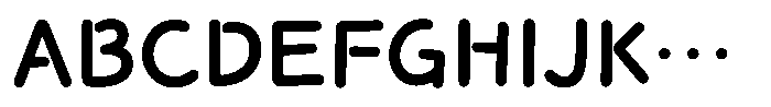 Takanewroman-maru DemiBold Font UPPERCASE