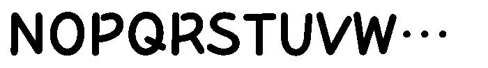 Takanewroman-maru DemiBold Font UPPERCASE