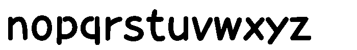 Takanewroman-maru DemiBold Font LOWERCASE