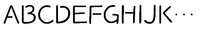 Takanewroman-maru Light Font UPPERCASE