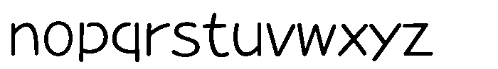 Takanewroman-maru Light Font LOWERCASE