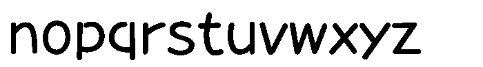 Takanewroman-maru Medium Font LOWERCASE