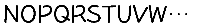 Takanewroman-maru Regular Font UPPERCASE