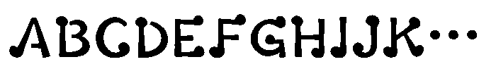 Takaotoka Regular Font UPPERCASE