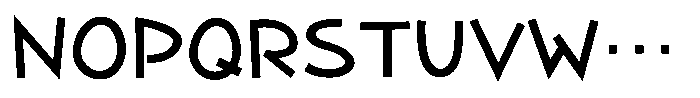 Takapokki-kaku DemiBold Font UPPERCASE