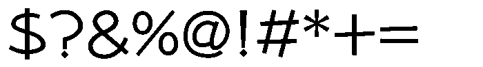 Takapokki-kaku Regular Font OTHER CHARS