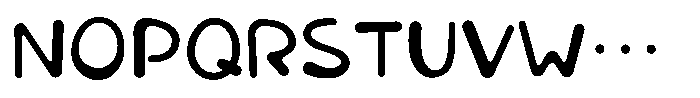 Takapuchin Bold Font UPPERCASE