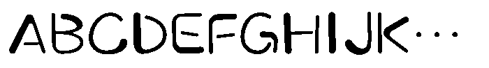 Takapuchin Medium Font UPPERCASE
