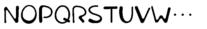 Takapuchin Medium Font UPPERCASE