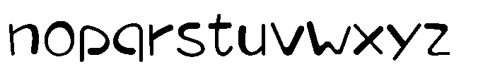 Takapuchin Medium Font LOWERCASE