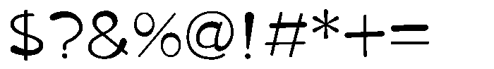 Takapuchin Regular Font OTHER CHARS
