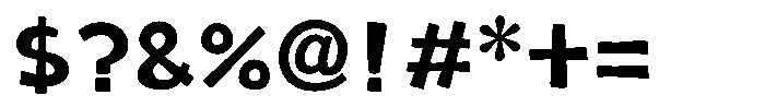 Takarakuen Regular Font OTHER CHARS