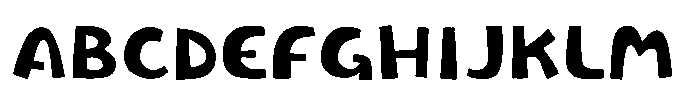 Takarakuen Regular Font UPPERCASE