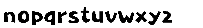 Takarakuen Regular Font LOWERCASE