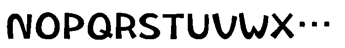 Takarakumaru Regular Font UPPERCASE