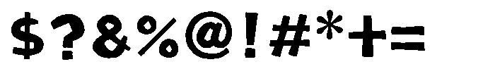 Takarakuyu Regular Font OTHER CHARS