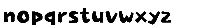 Takarakuyu Regular Font LOWERCASE