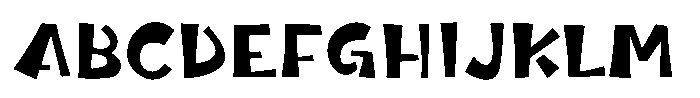 Takaranman-kaku Medium Font UPPERCASE